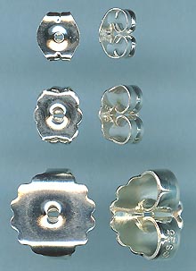 20x Kidney Earring Hooks With Clasps Silver Tone 24mm Ear 
