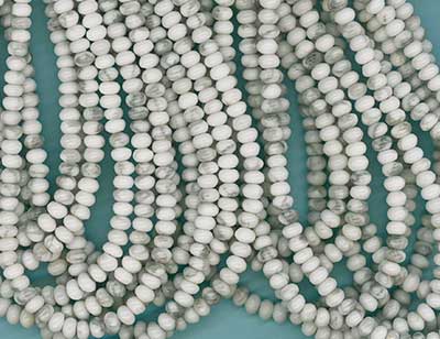 Finest Quality~~Tiny rondelles~~5 Strand Multi Mix stone~~2mm-2.5mm~~Faceted Center Drill Rondelles~~Multi Mix stone  Beads 12.5 Inches Long