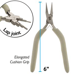 The Beadsmith Round And Flat Nose Nylon Jaw Pliers - Shape Wire
